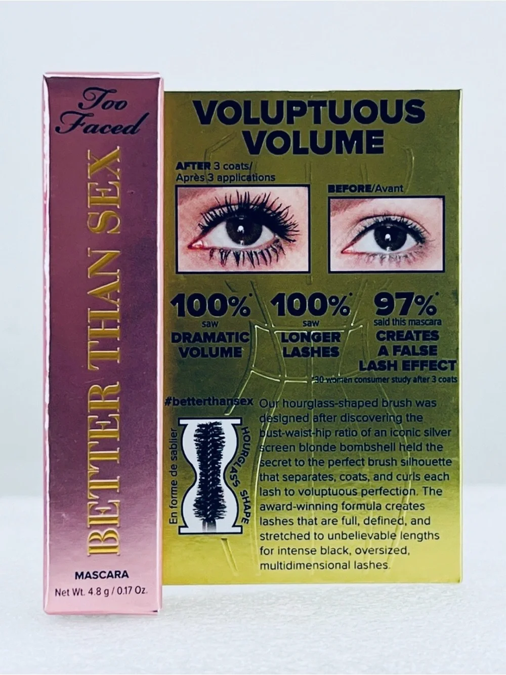 Too Faced Better Than Sex Volumizing Mascara Mini 0.13oz BRAND NEW IN BOX